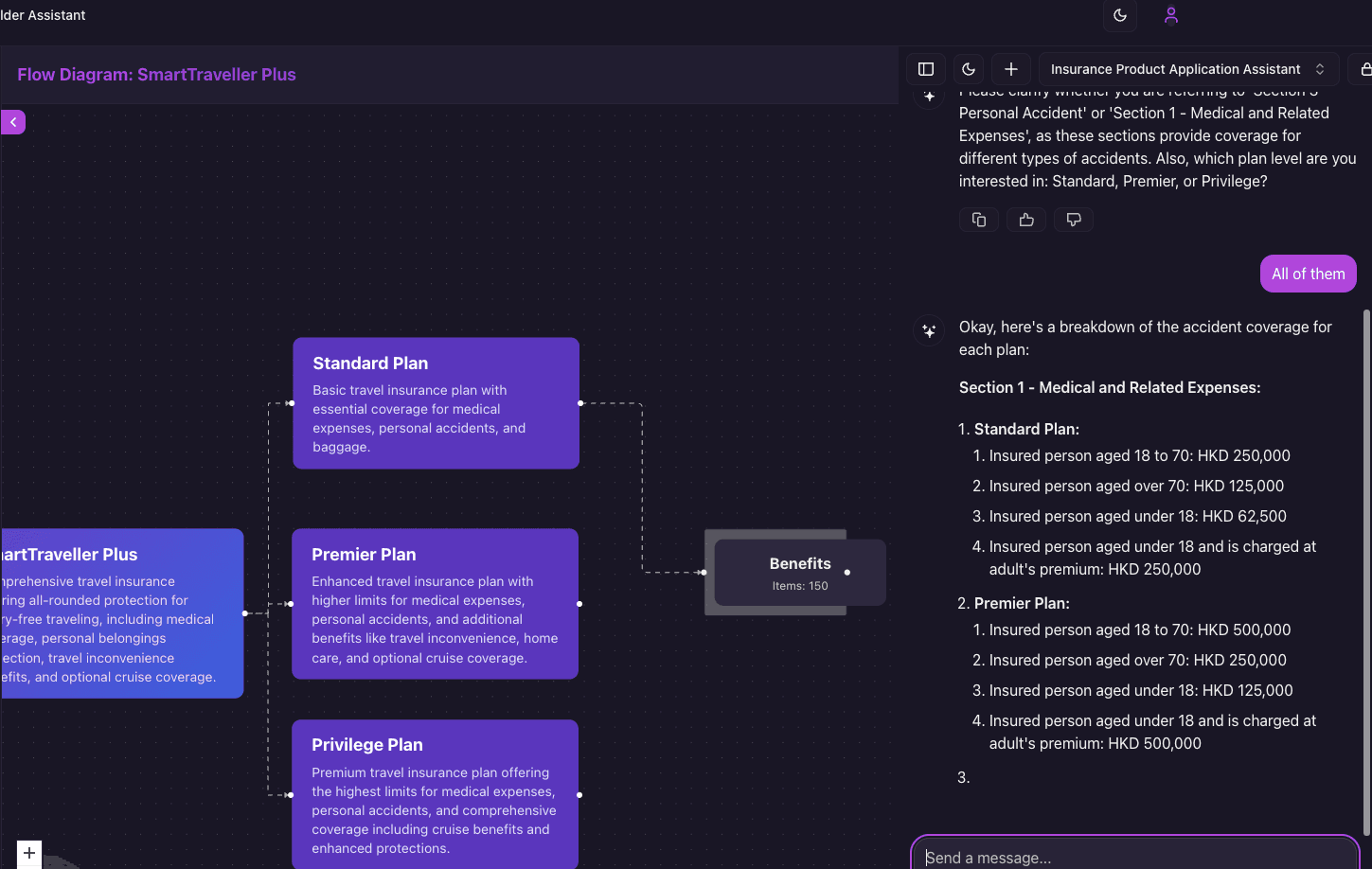 InsurAI Builder Interactive Demo
